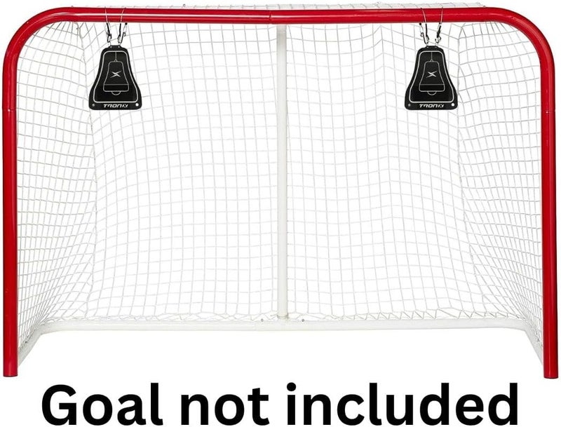TronX Hockey Metal Bell Targets - 2 Pack of Metal Bells - Hockey Net Shooting Targets, Equipment to Help Improve Shot Accuracy for Kids, Teens, Adult Players - Image 2